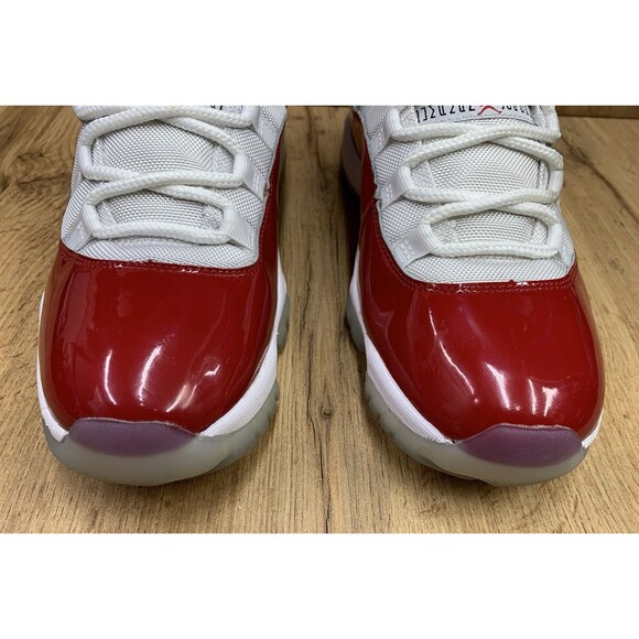 Nike Air Jordan 11 Retro Cherry 2022 White Varsity Red CT8012-116 Men\'s 11
